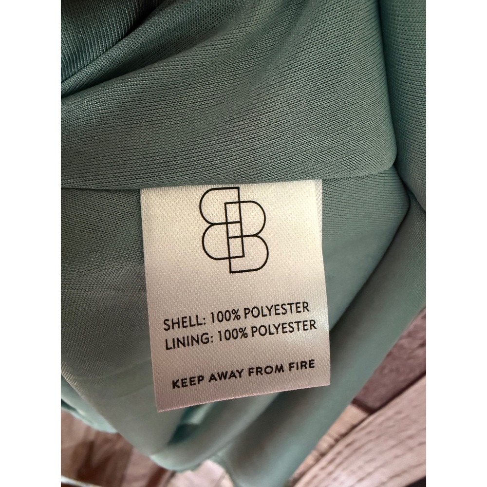 Baltic Born Lynlee Metallic Maxi Dress Floral Eucalyptus Green Event Large NWT - Picture 10 of 11